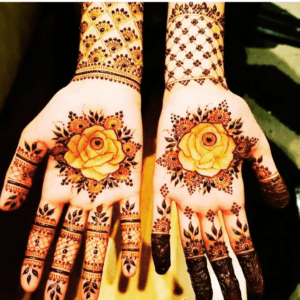 simple mehndi design new 2024