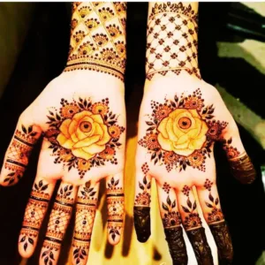 simple mehndi design new 2024