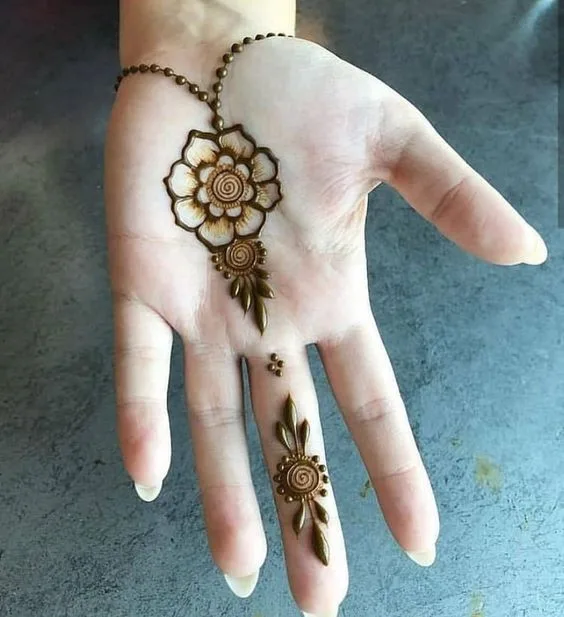 mehndi design simple