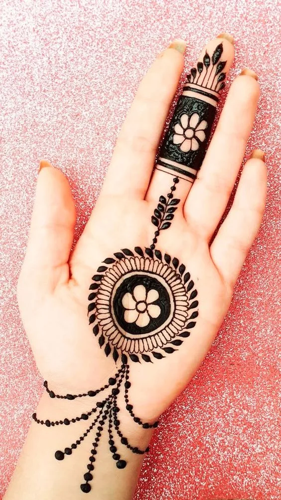 mehndi design simple