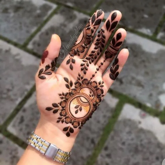 mehndi design simple