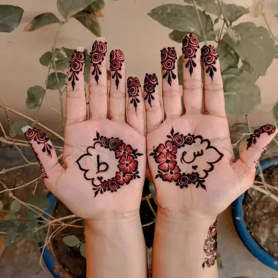 mehndi design simple