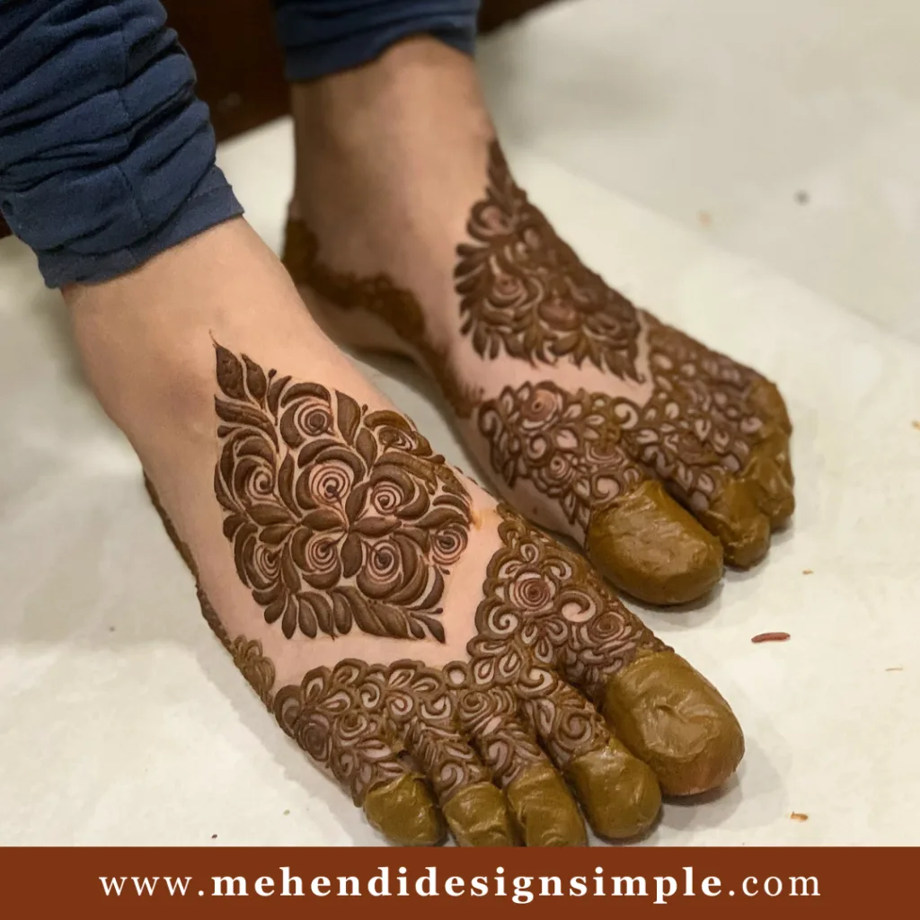 Top 15 leg mehndi design simple arabic 11 Top 15 leg mehndi design simple arabic
