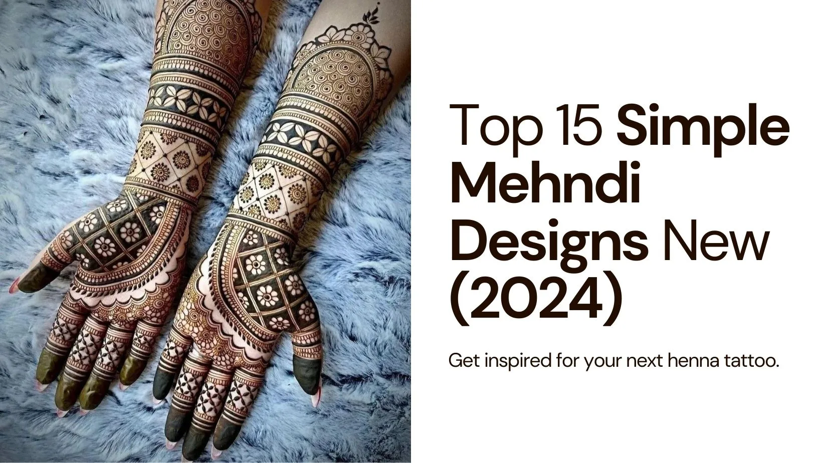 mehndi design simple