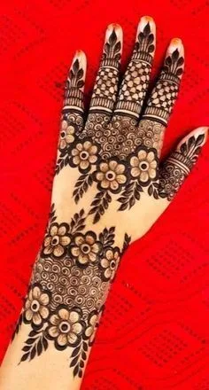 Back Hand Mehendi Design